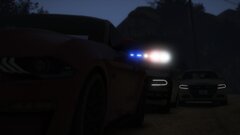 BCSO Charger - Traffic Stop on a Mustang