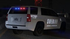 North Texas Criminal Interdiction Unit K-9 Tahoe with Reflective texture.