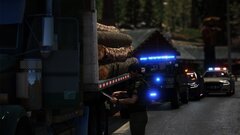 Game Warden Pulls Over Log Truck