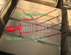 steel forged digging garden manure hay pitchfork