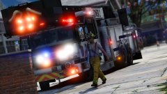 Truck 2 arriving on scene!! 1