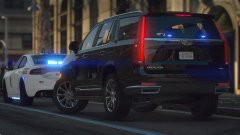 Unmarked Escalade - Rear