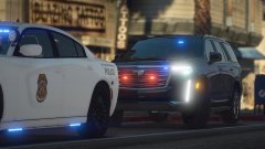 Unmarked Escalade - Front