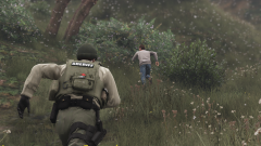 Traffic Stop Turned Foot Chase