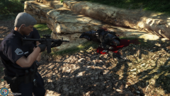 Shots fired. Suspect down