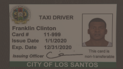 Franklins taxi licence
