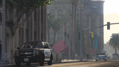 Chevrolet Tahoe 2018 near the Legion Square