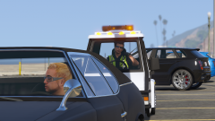 Traffic Stop Next to Del Perro Pier