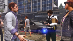 An Unmarked response car attends a job