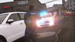 Area Car pulls over a driver