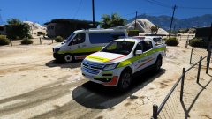 Outback medics on scene.