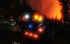 San Andreas wildfires