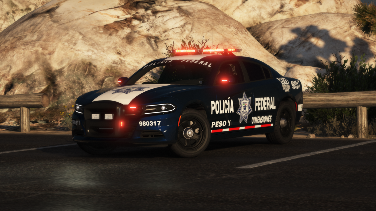 2018 Dodge Charger Policía Federal de México [Mexican Federal Police] -  