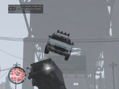 LCPD officers have small issues while chasing down a stolen armored truck