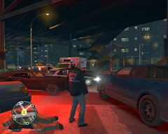 NYPD officers after a shooting