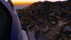 The view from POLAIR while on a training flight