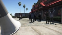 LAPD attempting to disperse an illegal protest