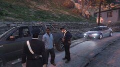 Italian Carabinieri in a traffic stop.