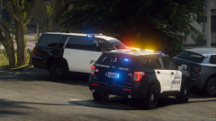 Los Santos Police units on-scene of a high risk stop