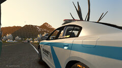 Car 1305 and a beautiful mountain sunset in the background.jpg