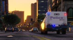 OM101 responding to a parking lot crash in Pillbox Hill. 2