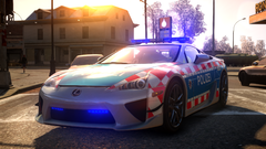 Lexus LFA POLIZEI