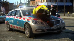 Run over by an E-Class