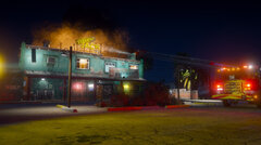 Lake County Firefighters battle blaze at Yellow Jack Inn