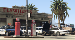 Sandy Shores Police Fleet Garage