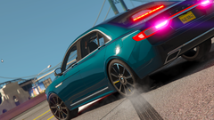 A deep blue Lincoln Continental <3