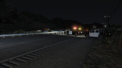 CHP And LASD On Scene At A Vehicle Fire