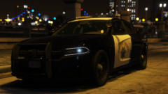 CHP charger chilling in the night