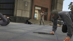 Austrian police in a fight with bank robbers (2/3)