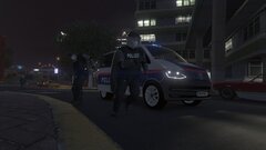 Austrian police attempting to reinstate order during rioting. (6/6)