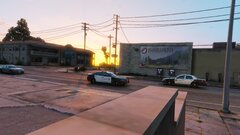 LASD's New 2016 Dodge Charger Passing An Old Crown Vic