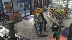 South Wales Armed Police On Scene At A Store Robbery