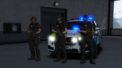 South Wales Police Joint Firearms Unit With Heckler&Koch G36 Rifle Drawn