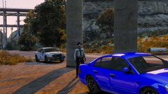 Nevada DPS State Trooper Approaching a Suspicious Vehicle