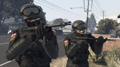 Austrian EKO COBRA's taking point.