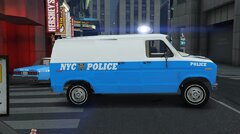 80s NYPD Ford E Van