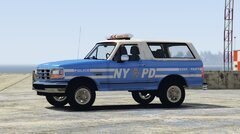 NYPD Ford Bronco 1993