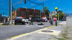 LAPD And CHP Working Together After A Major Shooting Scene!