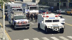 NYPD Disorder Control Humvee