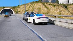 NEW! CHP Polar Bear 2016 Dodge Charger AWD on a Traffic Stop