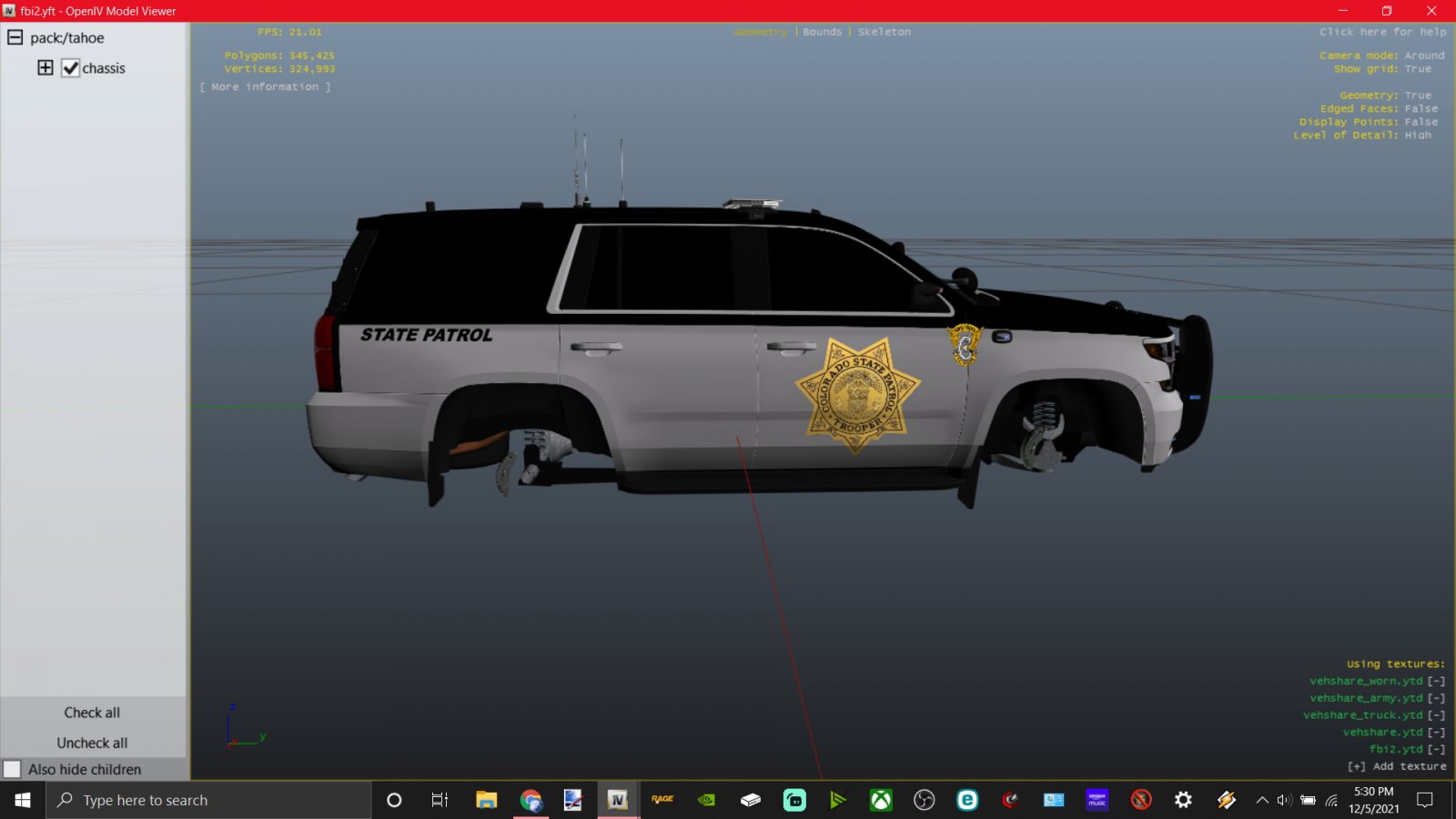 Colorado Local Vehicles