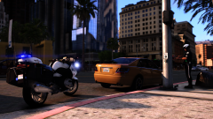 LAPD Illegally Parked Vehicle