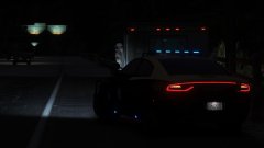 Traffic stop during night
