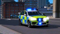 South Wales Police NEW Volvo XC90 ARV Trial Car Responding I-grade (code-3)