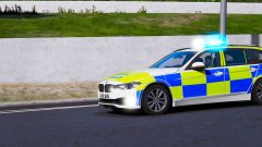 South Wales Police Roads Policing Unit BMW 3 Series Responding I-grade