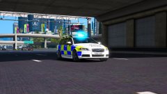 South Wales Police Roads Policing Unit Volvo V70 Responding I-grade
